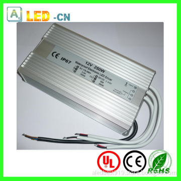 IP67 250W Waterproof LED Lighting Power Supply
